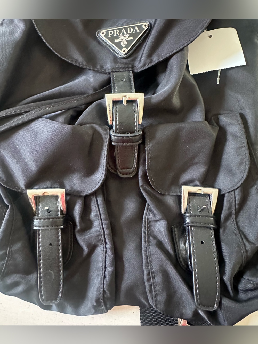 Prada Black Nylon Backpack - Picture 5 of 9
